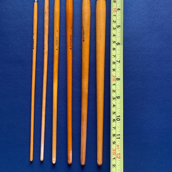 Set of 6 jade bird brush set - Picture 2 of 2